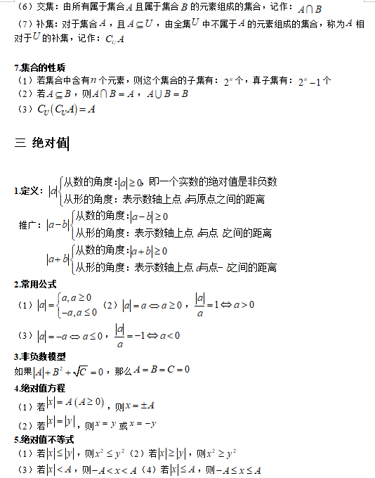 2021MPAcc数学备考实数知识要点