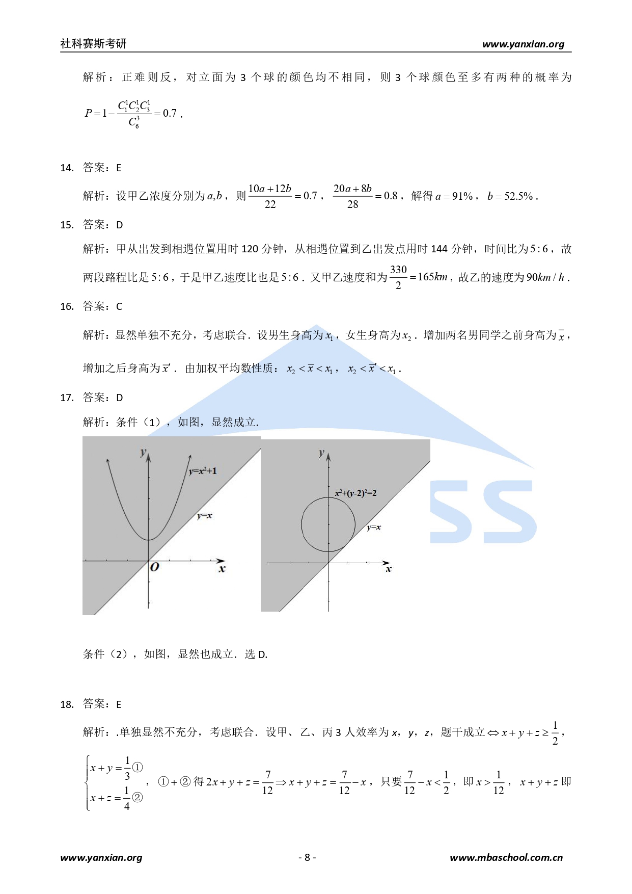 2021管综真题：2021年管理类联考综合真题及解析